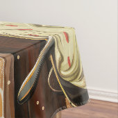 Bulldog Holiday Bakken: Feestelijke Kerstmis Tafelkleed (Voorbeeld)