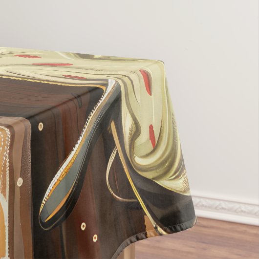 Bulldog Holiday Bakken: Feestelijke Kerstmis Tafelkleed (Voorbeeld)