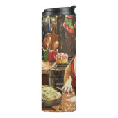 Bulldog Holiday Bakken: Feestelijke Kerstmis Thermosbeker (Gedraaid links)