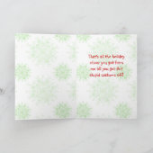 Bulldog Holiday kaart (Binnen)