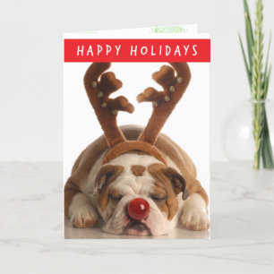 Bulldog Holiday kaart
