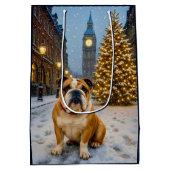 Bulldog Holiday  Medium Cadeauzakje (Achterkant)