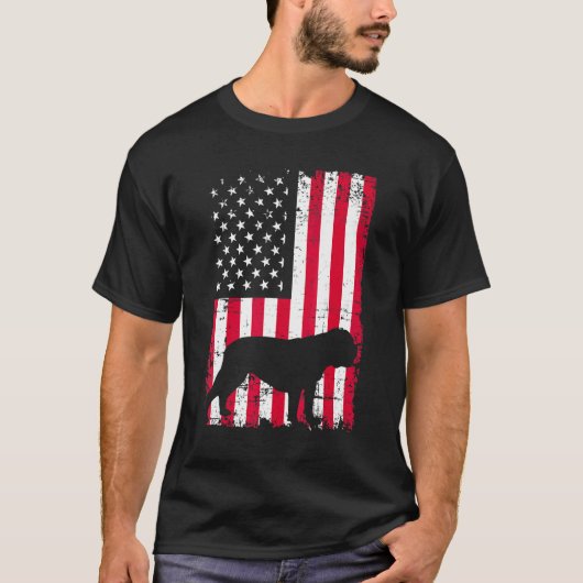 Bulldog Hond 2 T-shirt (Voorkant)