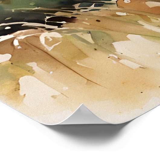 Bulldog - Hond Art Print (Hoek)