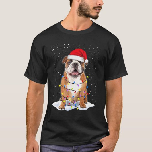Bulldog Hond T-shirt (Voorkant)