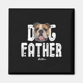 Bulldog hond vader bulldog de hondenvader ruff lev magneet