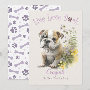 Bulldog honden adoptie, Gotcha Dag Kaart