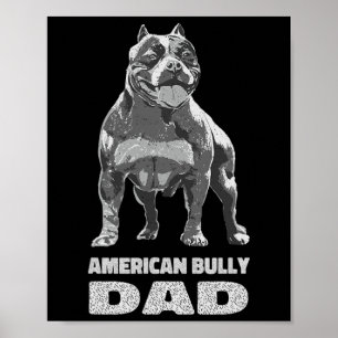 Bulldog Hondenliefhebber Amerikaanse Bully Pap Poster