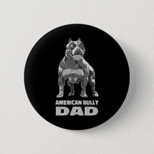 Bulldog Hondenliefhebber Amerikaanse Bully Pap Ronde Button 5,7 Cm