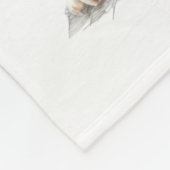 Bulldog Hondenmoeder Bloemstuk Fleece Deken (Hoek)
