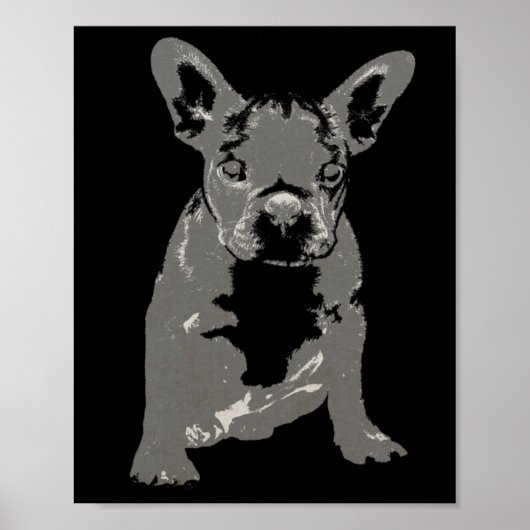 Bulldog  Illustratie Poster (Voorkant)