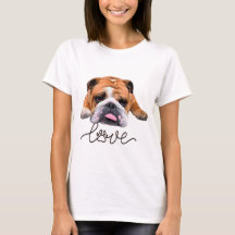 Bulldog, illustratie T-Shirt