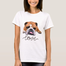 Bulldog, illustratie T-Shirt