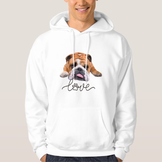Bulldog, illustratie T-Shirt (Voorkant)