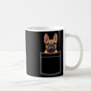 Bulldog In Borstzak Franse Pocket Koffiemok