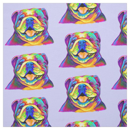 Bulldog in Colors Stof (Swatch)