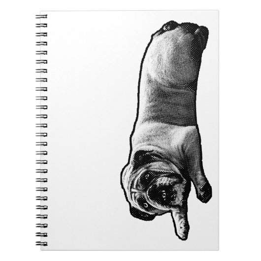 Bulldog in de marge notitieboek (Voorkant)