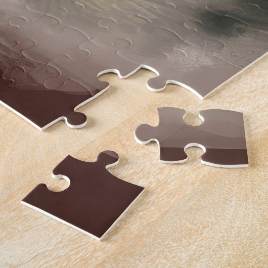 Bulldog in Sneeuw Kerstmis Legpuzzel (Zijkant)