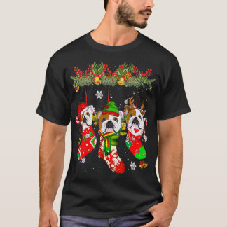 Bulldog in Socks-kerstkerstkerstkerstkerstkerstker T-shirt