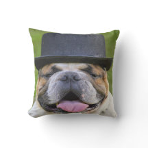 Bulldog in Top Hat