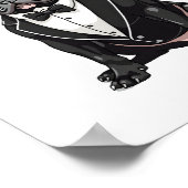 Bulldog in Tuxedo Poster (Hoek)