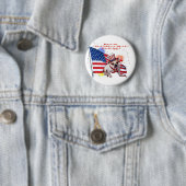 Bulldog - Independence Day Celebration Ronde Button 5,7 Cm (In situ)