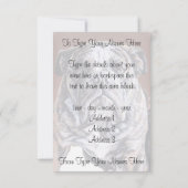 Bulldog Invitations Custom English Bulldog Kaarten (Achterkant)