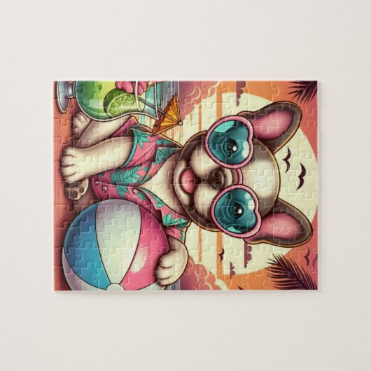 Bulldog Jigzaag Puzzle Legpuzzel (Horizontaal)