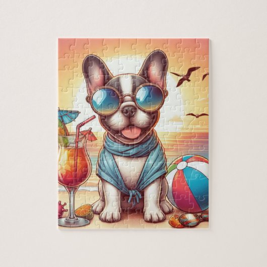 Bulldog Jigzaag Puzzle Legpuzzel (Verticaal)