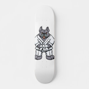Bulldog jiu jitsu achtergrondkleur kiezen persoonlijk skateboard