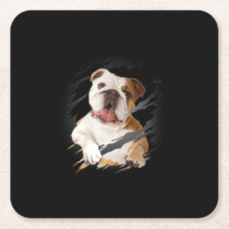 Bulldog Kartonnen Onderzetters