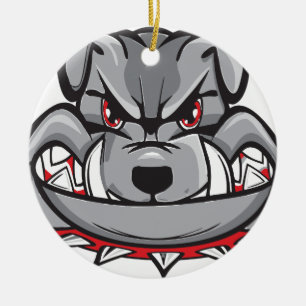 bulldog keramisch ornament