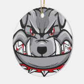 bulldog keramisch ornament (Links)