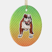 Bulldog Keramisch Ornament (Rechts)