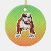 Bulldog Keramisch Ornament (Voorkant)