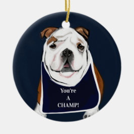 BULLDOG KERAMISCH ORNAMENT