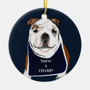 BULLDOG KERAMISCH ORNAMENT