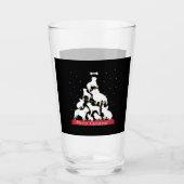 Bulldog kerstboom glas (Voorkant)