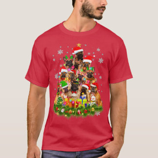 Bulldog kerstboomverlichting Bulldog Dog S T-shirt