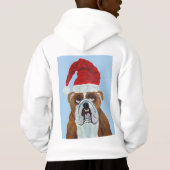 Bulldog Kerstman (Achterkant)