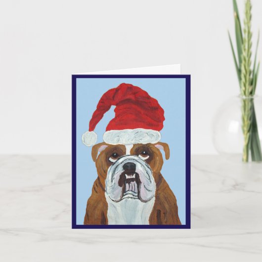 Bulldog Kerstman (Voorkant)