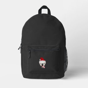 Bulldog Kerstman Essential T-Shirt Bedrukte Rugzak