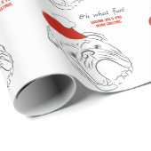 Bulldog Kerstmis Cadeaupapier (Rol Hoek)