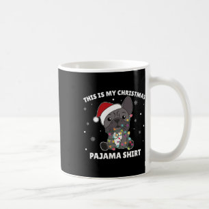 Bulldog Kerstmis Dit is mijn kerstpyjama Koffiemok