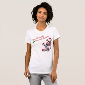 Bulldog kerstnightshirt t-shirt (Voorkant volledig)