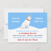 Bulldog Kerstrendierwit Kaart (Achterkant)