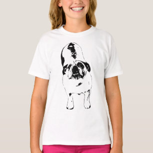 Bulldog - Kijk omhoog, Bold B & W T-shirt