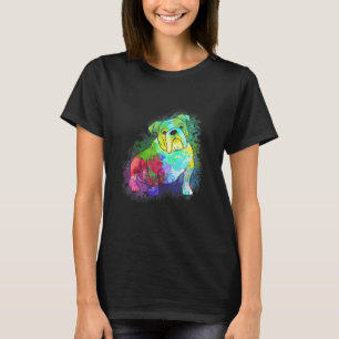 Bulldog kleding voor Engelse Bulldog Momanddad Bul T-shirt