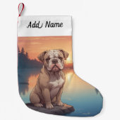 Bulldog Kleine Kerstsok (Voorkant)