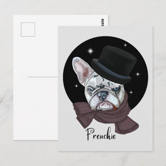 Bulldog Knap. Franse Briefkaart (Voorkant / Achterkant)